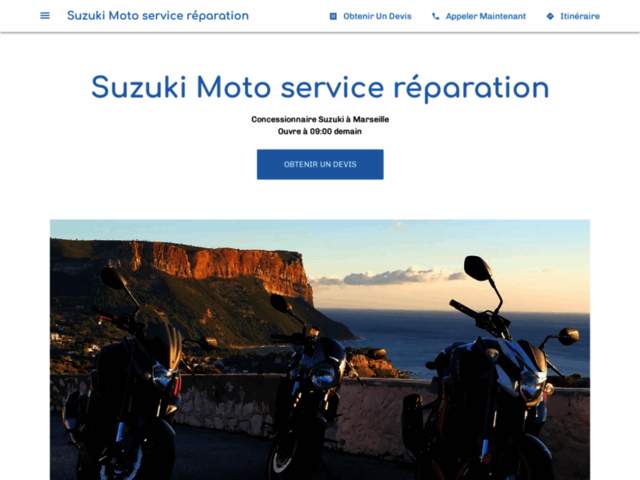 Suzuki Moto service réparation