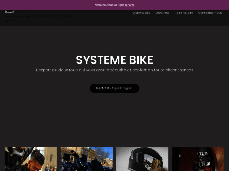 › Voir plus d'informations : Systeme Bike