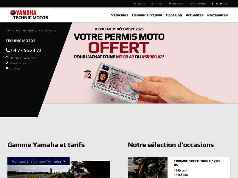› Voir plus d'informations : Technic Yamaha Motorcycles