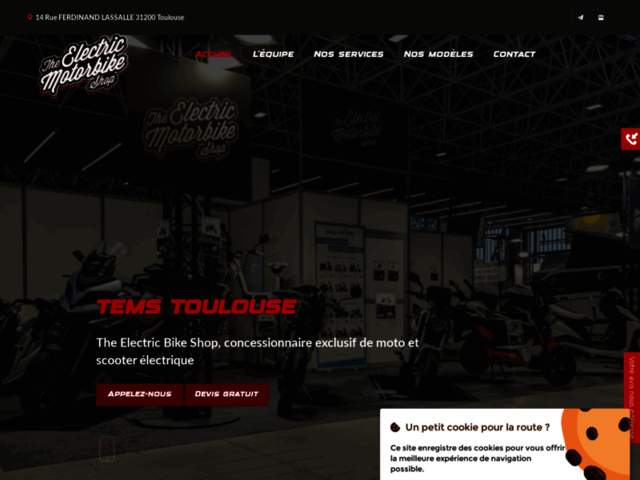 › Voir plus d'informations : TEMS Toulouse - The Electric Motorbike Shop