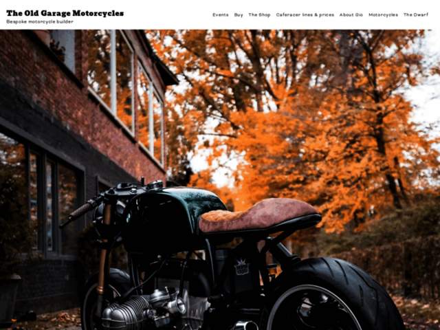 › Voir plus d'informations : The Old Garage Motorcycles