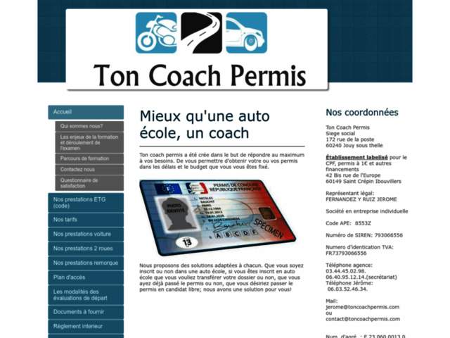 › Voir plus d'informations : Driving School Ton Coach Permis