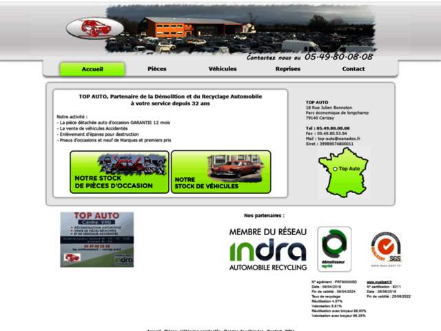 › Voir plus d'informations : Top Auto SARL