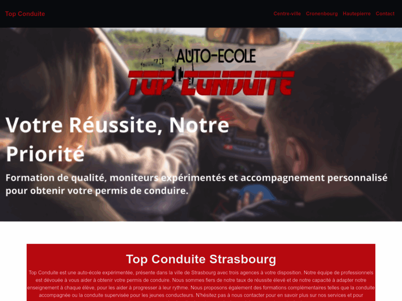 › Voir plus d'informations : Top Conduite