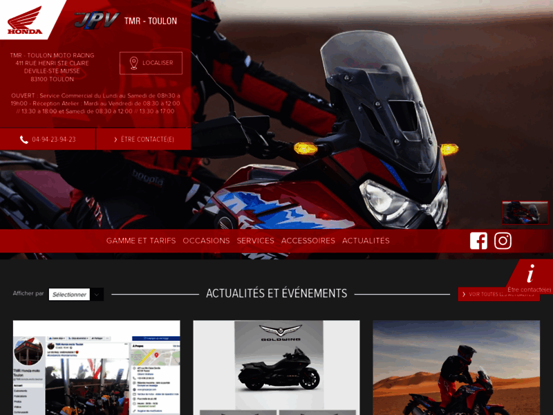 › Voir plus d'informations : Honda Moto Toulon - Groupe JPV