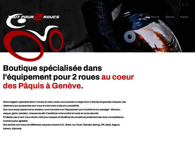 › Voir plus d'informations : Tout pour 2 roues