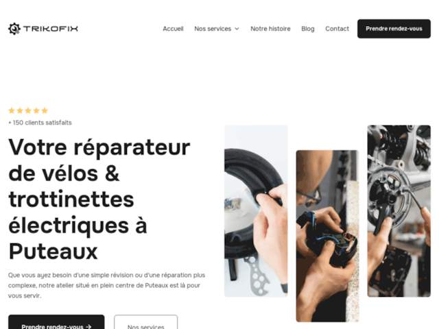 Trikofix : Atelier de réparation de vélo et trottinette électrique à Puteaux