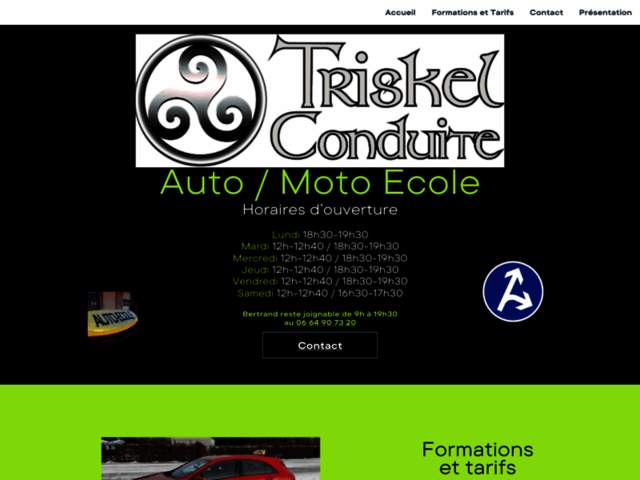 › Voir plus d'informations : Triskel Conduite