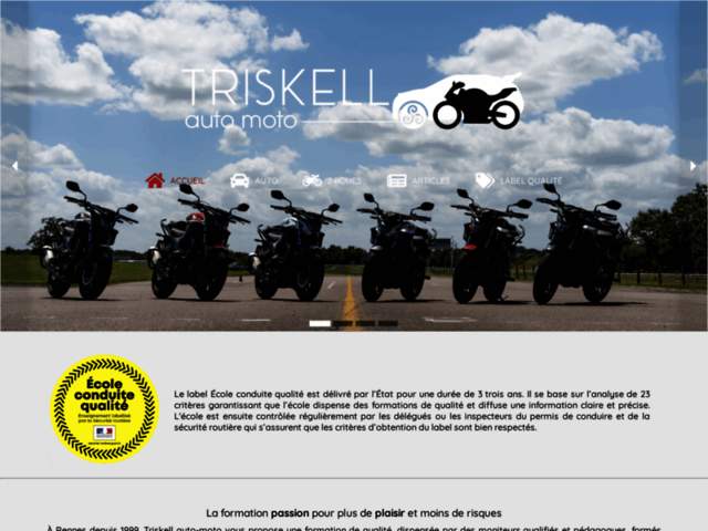 › Voir plus d'informations : Triskell Auto Moto