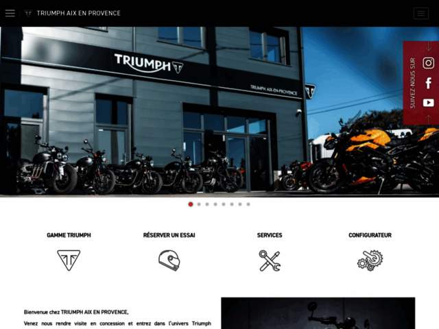 › Voir plus d'informations : Triumph Aix en Provence