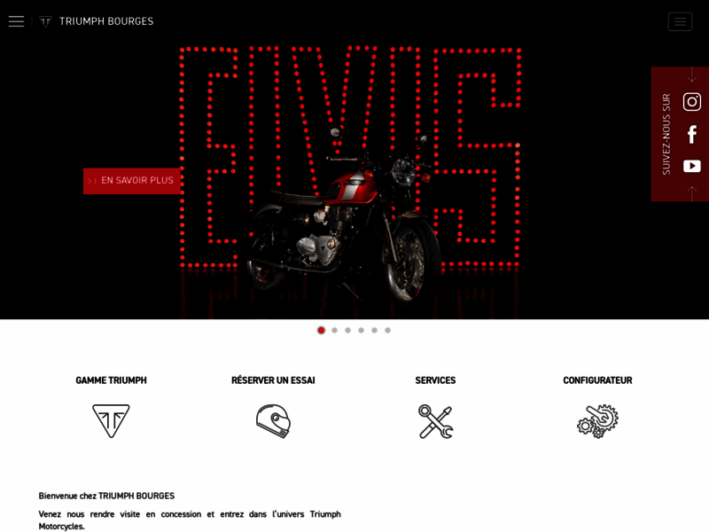 › Voir plus d'informations : Triumph Bourges