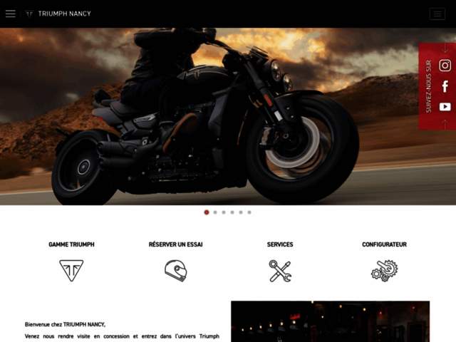 › Voir plus d'informations : Triumph Nancy