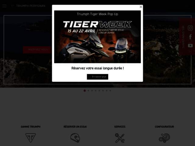 › Voir plus d'informations : TRIUMPH PERPIGNAN