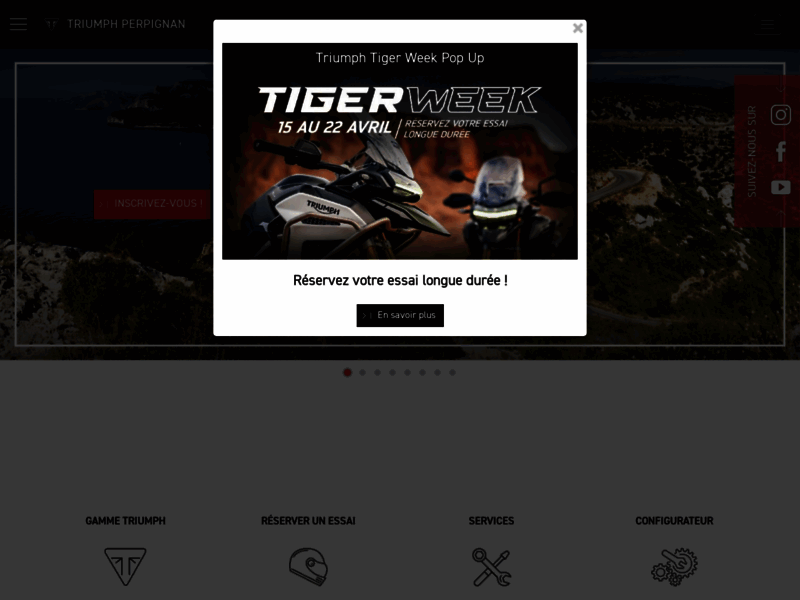 › Voir plus d'informations : TRIUMPH PERPIGNAN