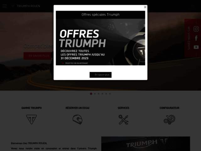 › Voir plus d'informations : TRIUMPH ROUEN