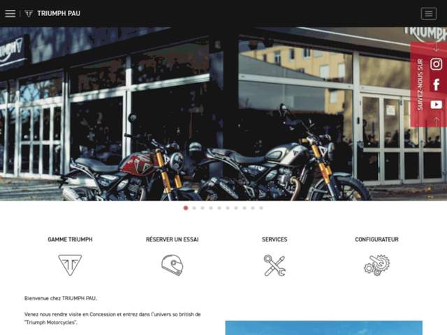 Triumph Motorcycles - Pau