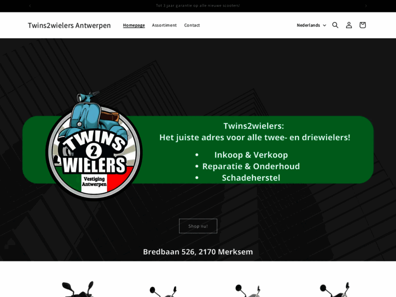› Voir plus d'informations : Twins2wielers Antwerpen