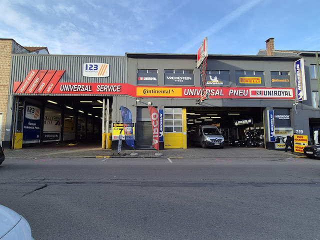 › Voir plus d'informations : Universal Pneu - Anderlecht - 1,2,3 AutoService
