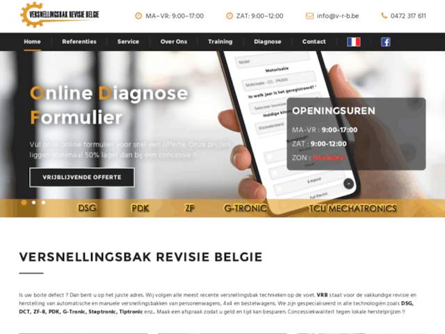 VERSNELLINGSBAK REVISIE BELGIE