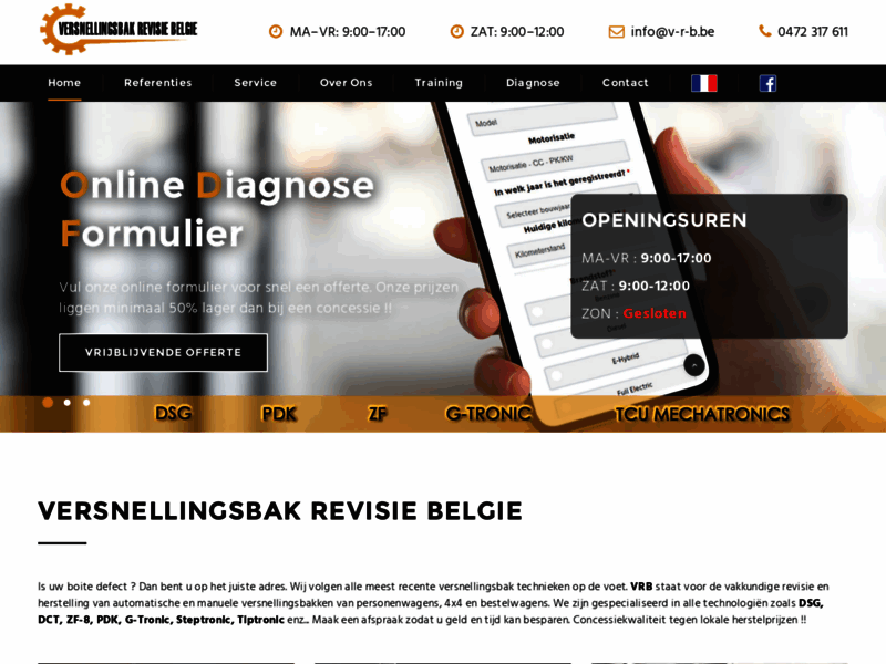 › Voir plus d'informations : VERSNELLINGSBAK REVISIE BELGIE