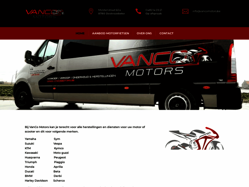 › Voir plus d'informations : Vanco Motors