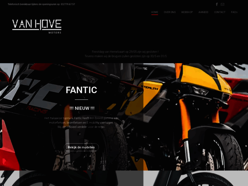 › Voir plus d'informations : Van Hove Motors