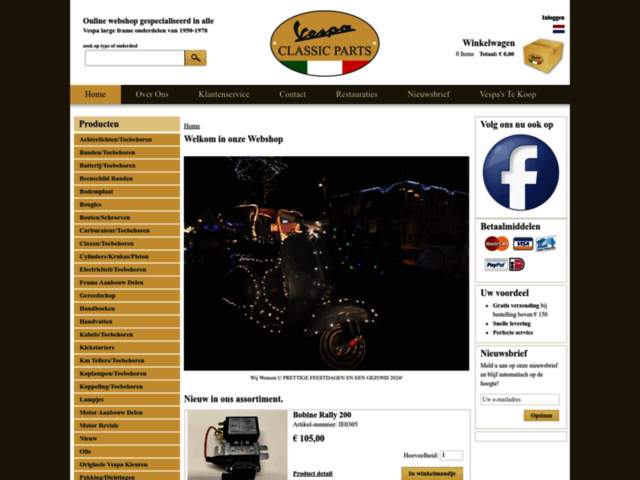 › Voir plus d'informations : Vespa Classic Parts