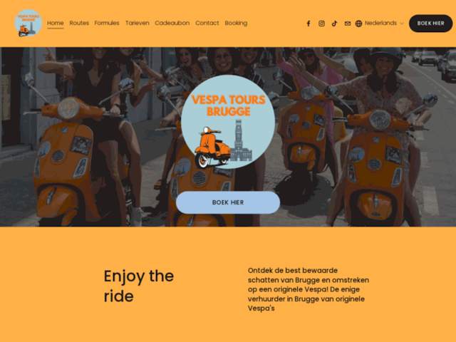 Vespa Tours Brugge
