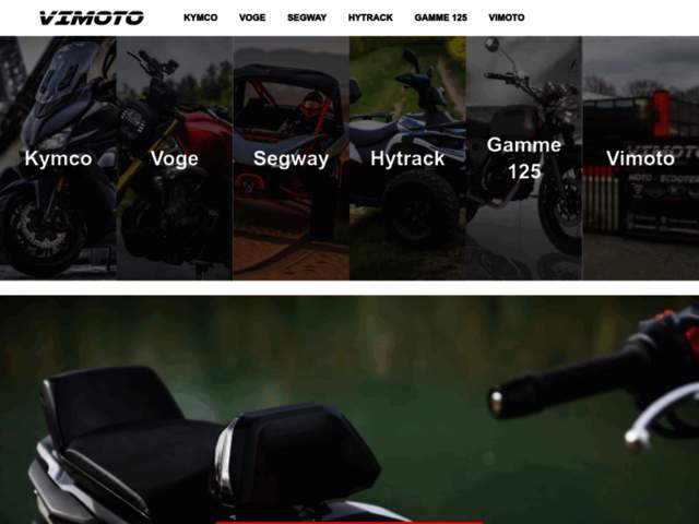 › Voir plus d'informations : Vimoto 95 Concessionnaire Kymco - Voge - Segway - Hytrack - 125cc