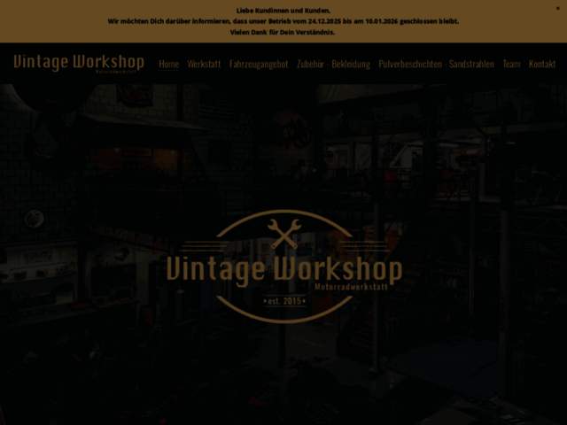 › Voir plus d'informations : Vintage Workshop GmbH Motorradwerkstatt