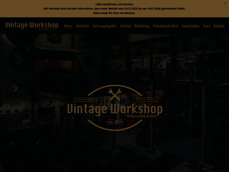 › Voir plus d'informations : Vintage Workshop GmbH Motorradwerkstatt
