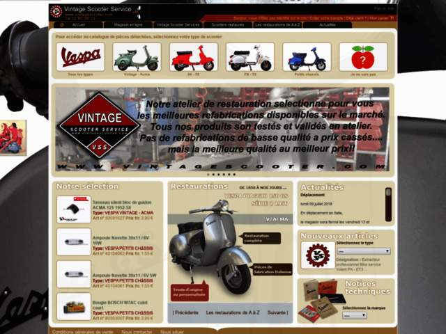 › Voir plus d'informations : Vintage Scooter Service