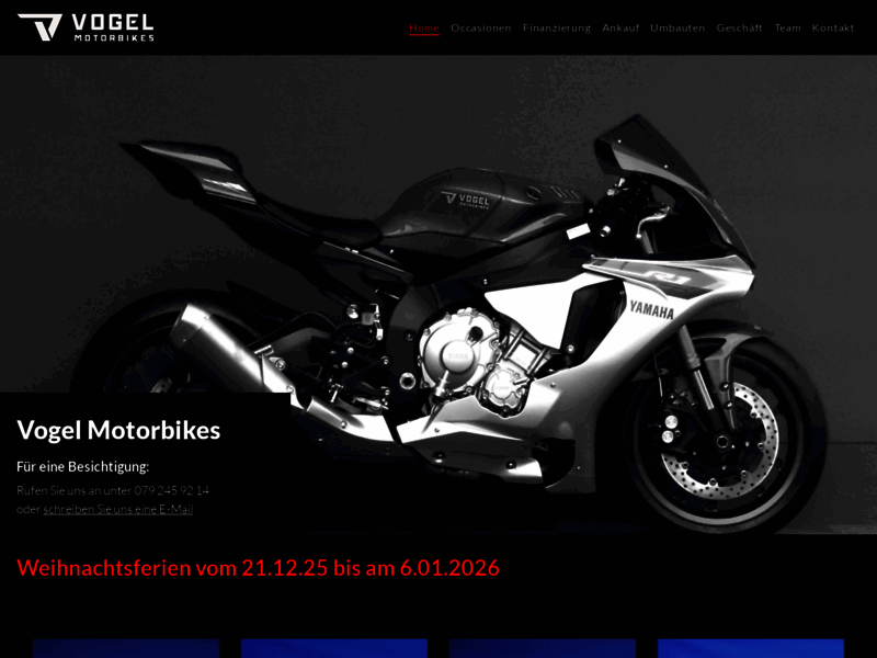 › Voir plus d'informations : Vogel Motorbikes