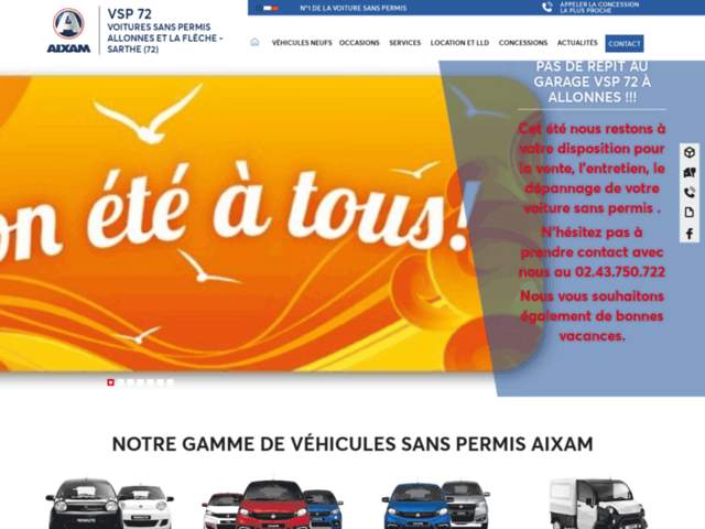 › Voir plus d'informations : VSP 72 Voitures sans permis