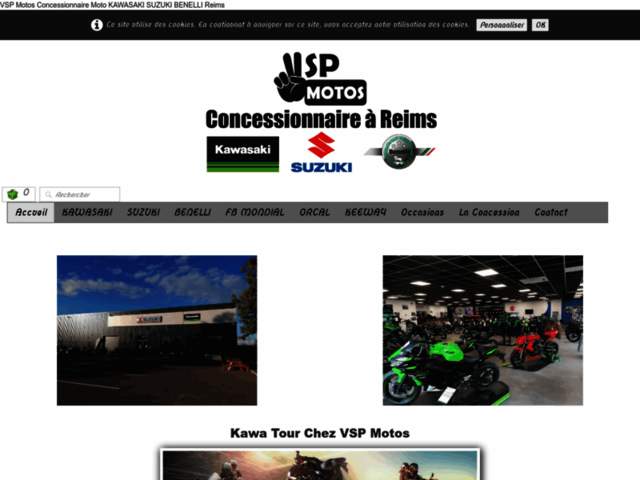 › Voir plus d'informations : VSP Motos - Kawasaki Suzuki REIMS