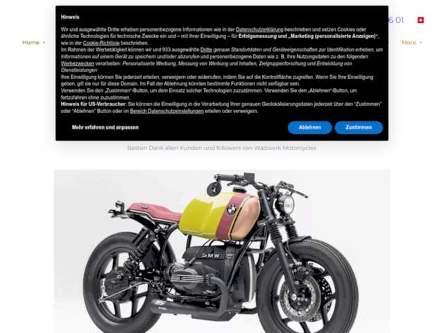 Walzwerk-Custom Motorcycles, Suisse