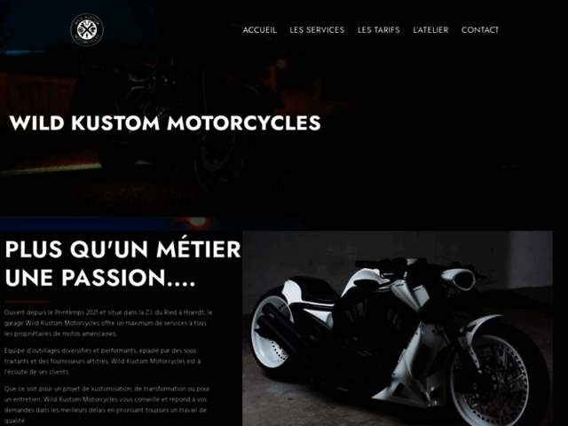 › Voir plus d'informations : Wild Kustom Motorcycles - Le spécialiste de votre moto Américaine