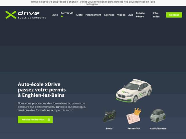 Auto Moto École Xdrive Départ Enghien-Les-Bains