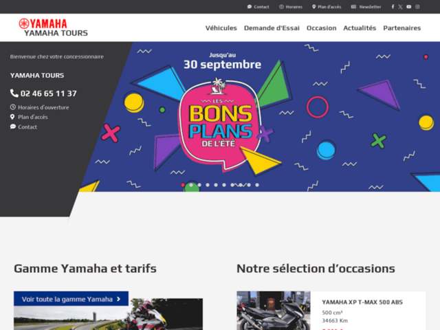 Yamaha Tours - YAM Tours - motos, scooters