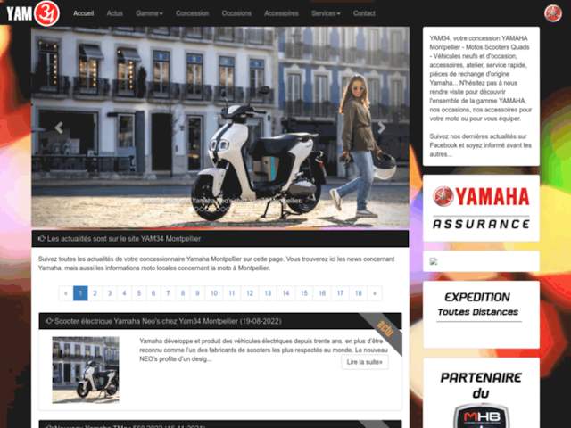 YAM34 OUEST Yamaha Moto Scooter et accessoires