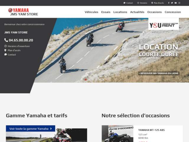 Yamaha moto - Avignon - JMS Yam Store