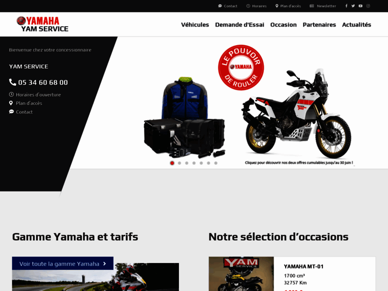 › Voir plus d'informations : Yam Service - Yamaha Toulouse