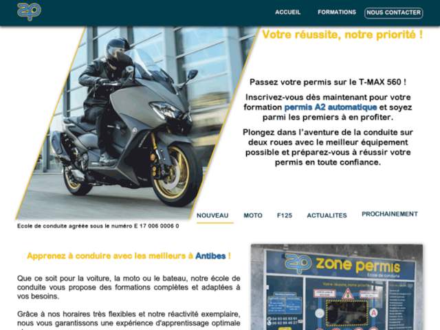 Auto Moto Boat School : Zone Permis